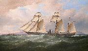 Samuel Walters Confederate Raider ALABAMA oil on canvas